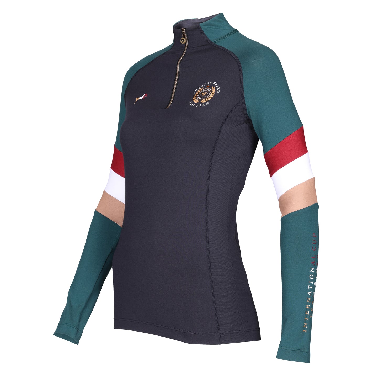 Aubrion Team Long Sleeve Base Layer - Black