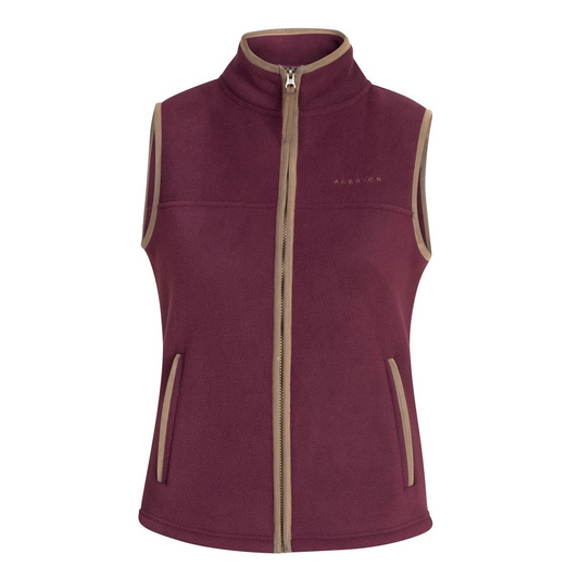 Aubrion Core Fleece Gilet - Maroon
