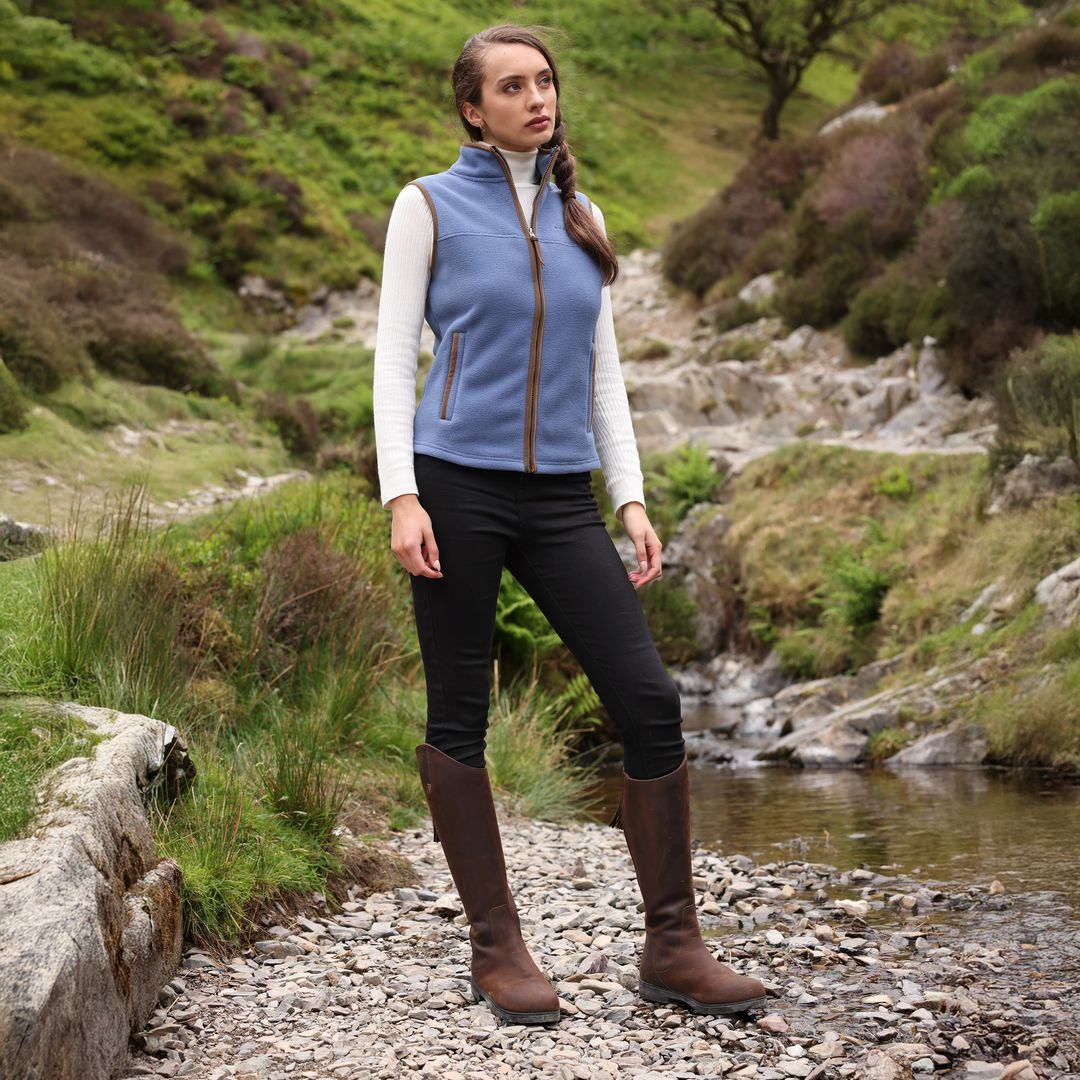 Aubrion Core Fleece Gilet - Blue