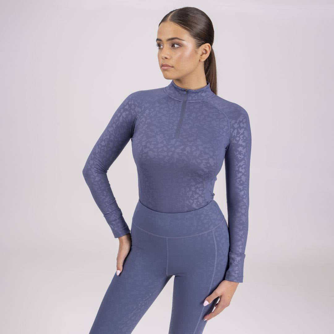 Aubrion by Shires Base Layer Revive Young Rider Manches Courtes Navy T Aubrion by Shires Base Layer Revive Young Rider Manches Courtes Navy T