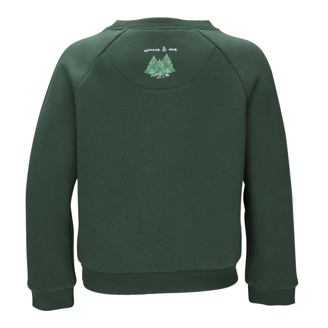 Winnie & Me Festive Sweatshirt Childs Green
