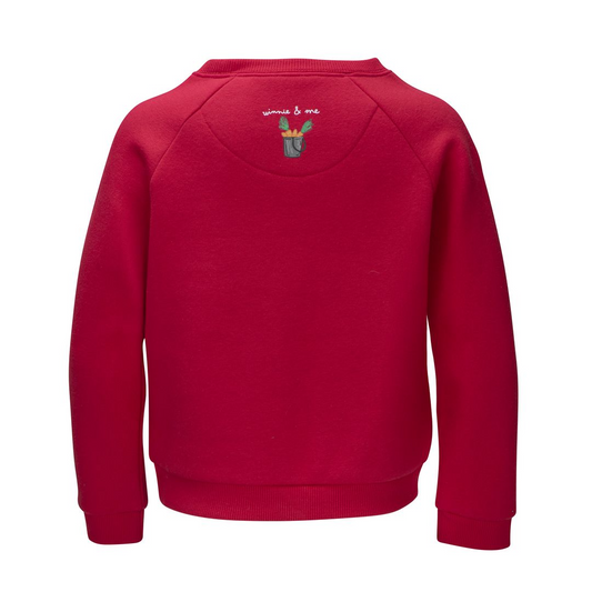 Winnie & Me Festive Sweatshirt Childs Red