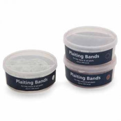 Plaiting Bands - Tub (Approx 800 Bands)