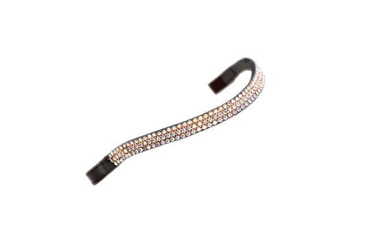 Aviemore Wide Diamante Browband - 2 Colours