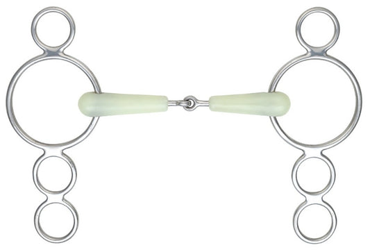 Equikind Jointed 3 Ring Dutch Gag