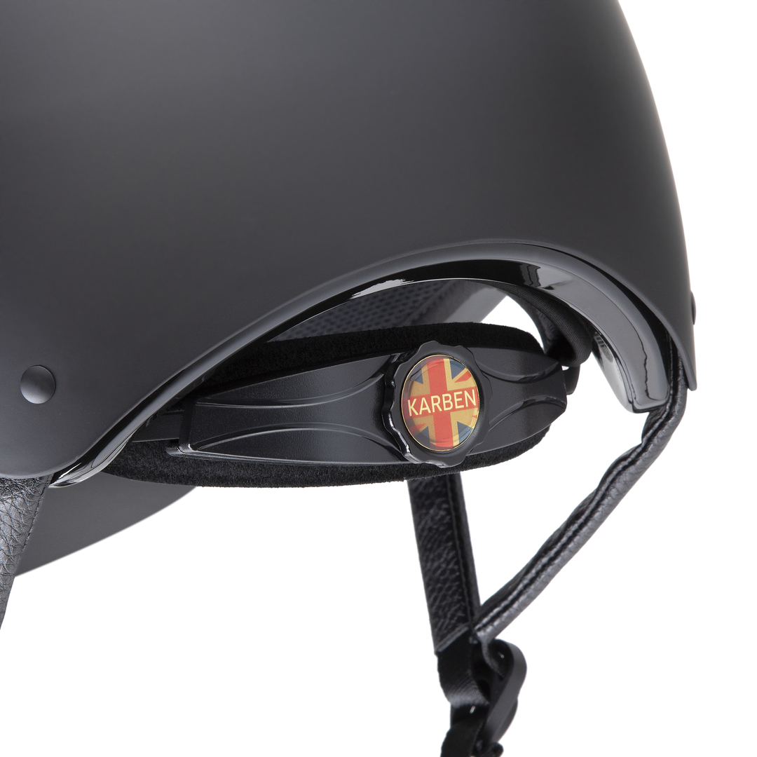 Karben Valentina Riding Hat - Black/Rose Gold