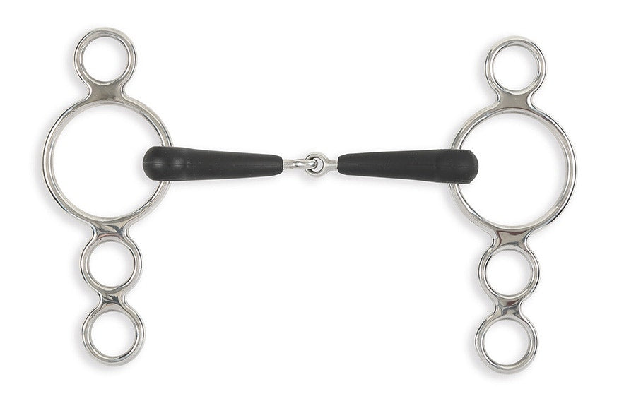 Equikind+ Three Ring Dutch gag Jointed mount Bit