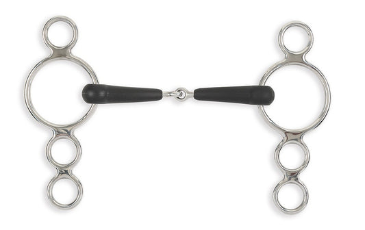 Equikind+ Three Ring Dutch gag Jointed mount Bit