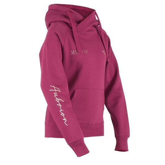 Aubrion Team Hoodie - Mulberry (Ladies)