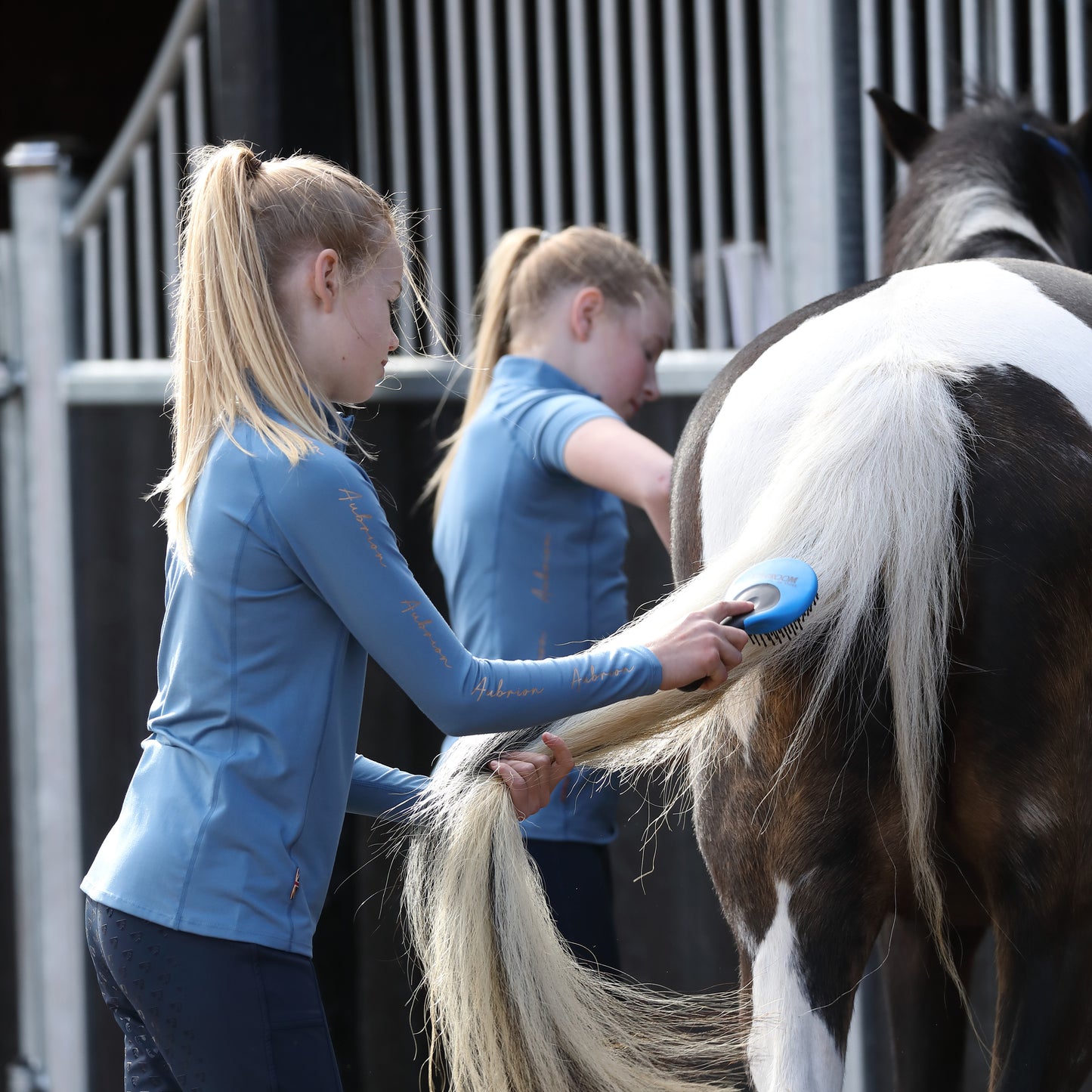 Aubrion Team Long Sleeve Base Layer - Young Rider