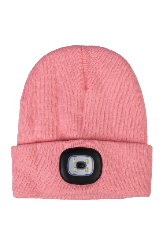 HKM Honey Beanie Hat with USB Light