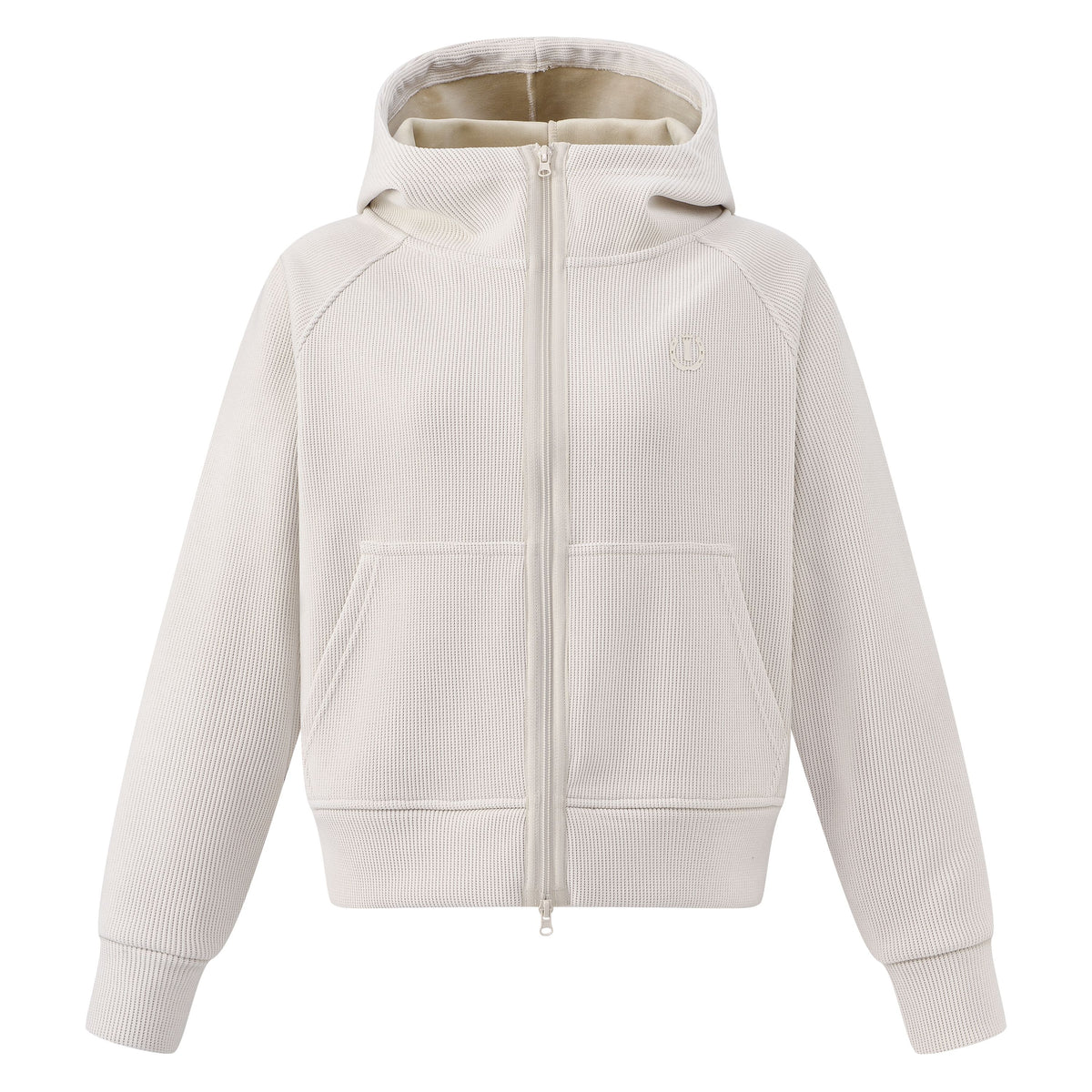 Imperial Riding Gwen Women's Riding Cardigan - Grey or Taupe Melange