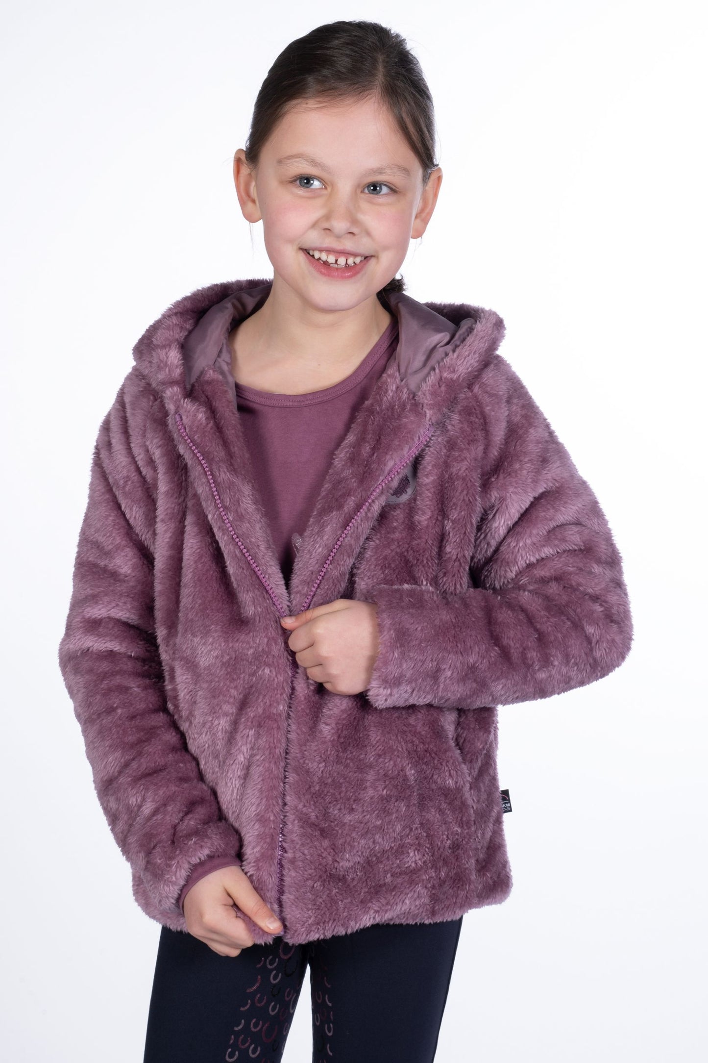 Alva Soft Teddy Jacket - Lilac (RRP £29.99)