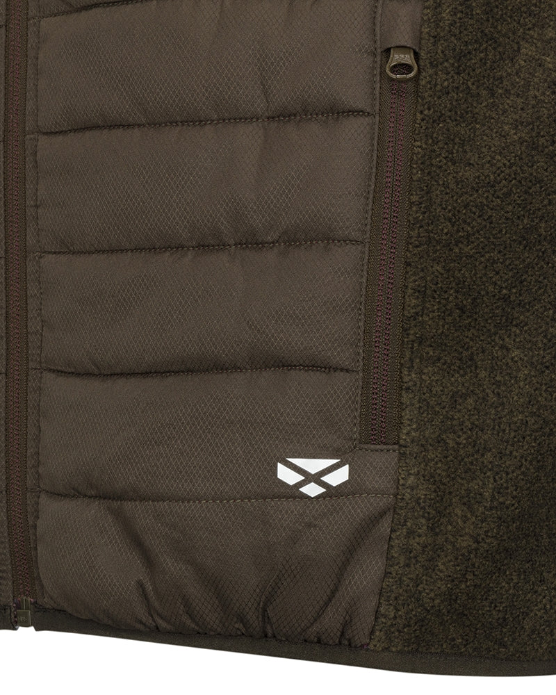 Melville Hybrid Gilet - Dark Forrest Marl