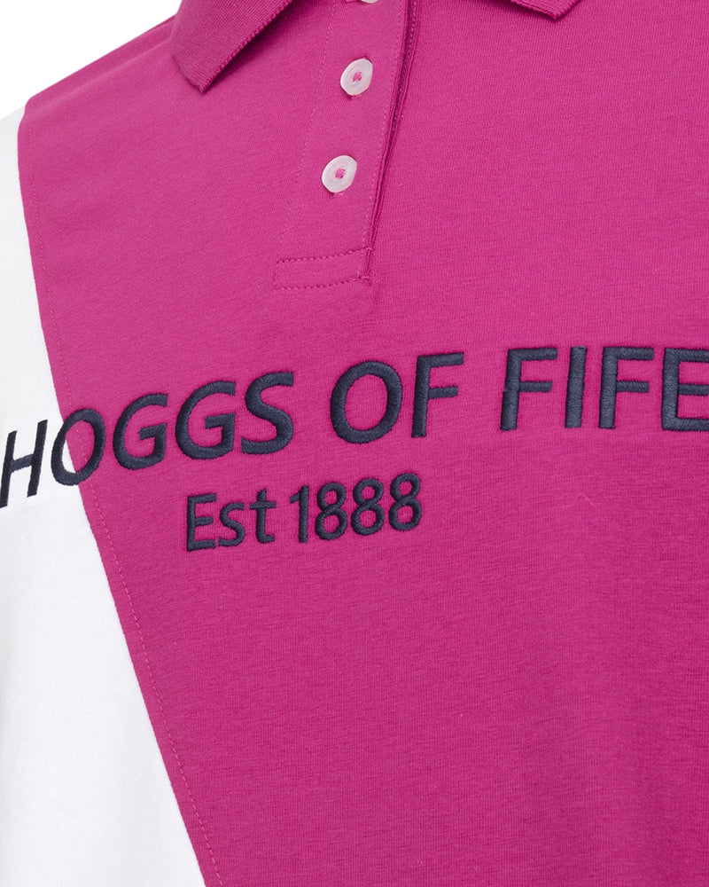 Hoggs of Fife Abbey Ladies Sash Jersey Polo Shirt