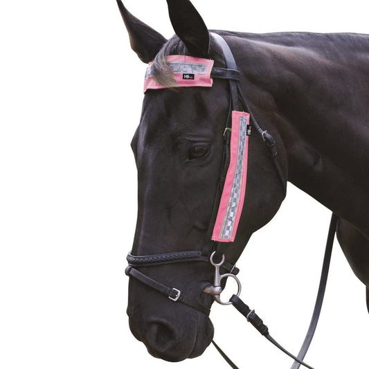 HY Equestrian Hi-Vis Reflective Bridle Set