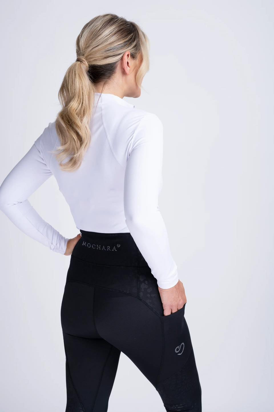 Leopard/Diamante Leggings - Adult