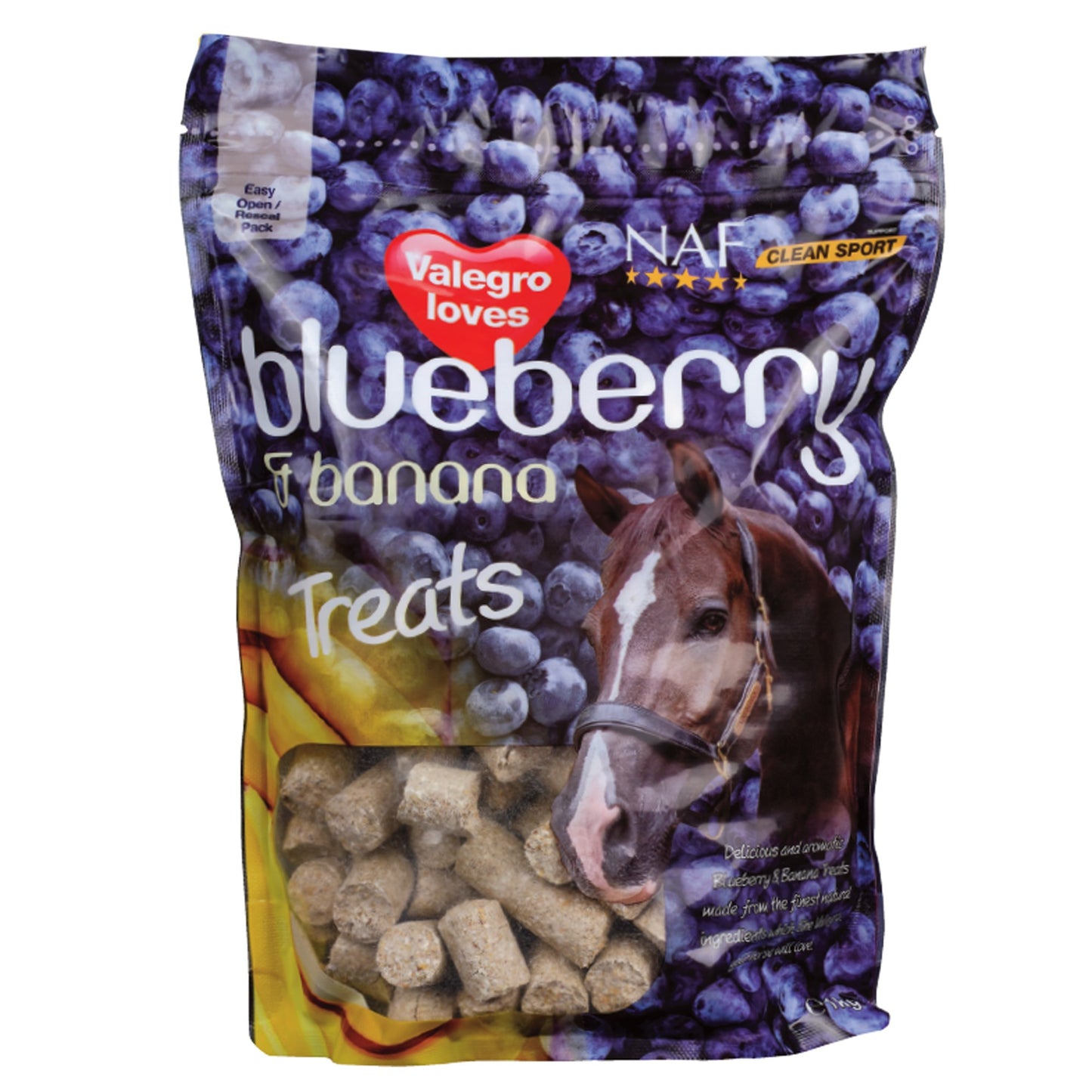 Blueberry & Banana Flavour Treats - 1kg