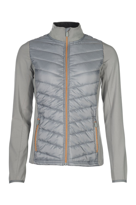 Prag Style Jersey/Nylon Jacket (Grey/Rose Gold)