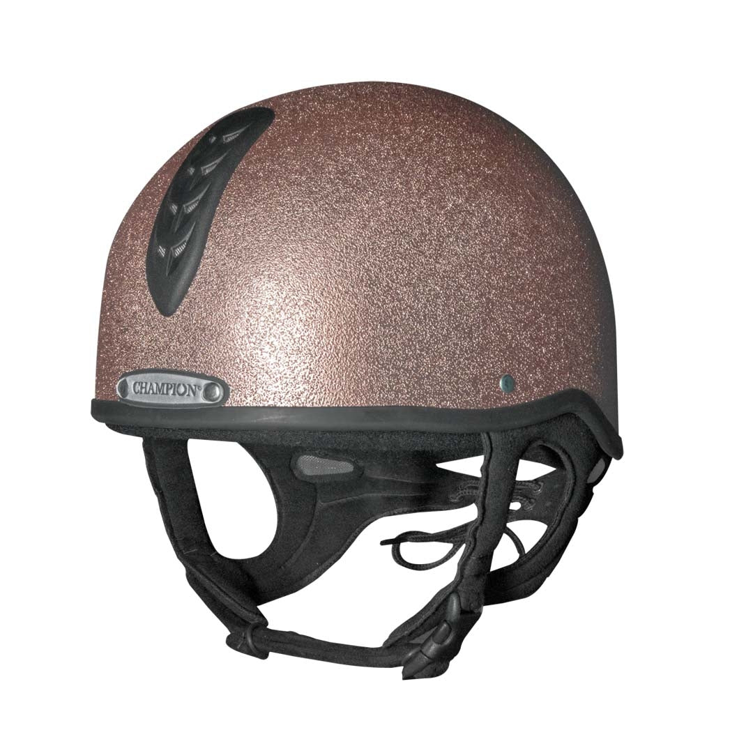 X-Air Sport Junior Jockey Helmet - Rose Gold
