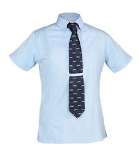 Childs Short Sleeve Tie Shirt