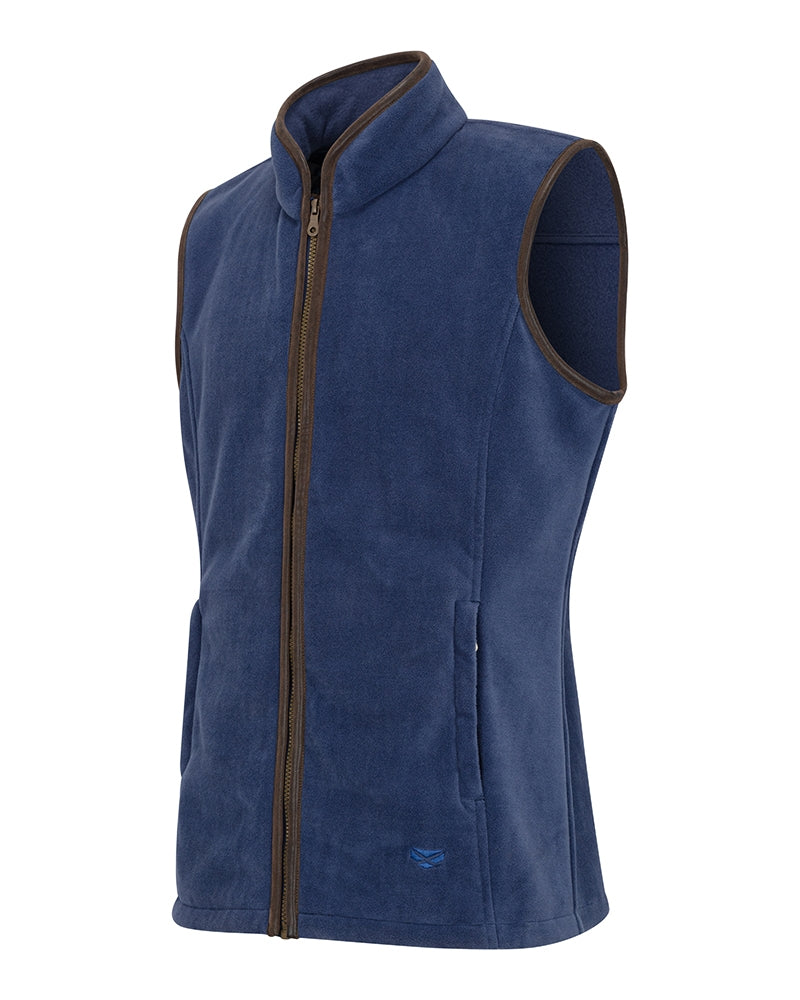 Hoggs of Fife Stenton Ladies Fleece Gilet - Nordic Blue