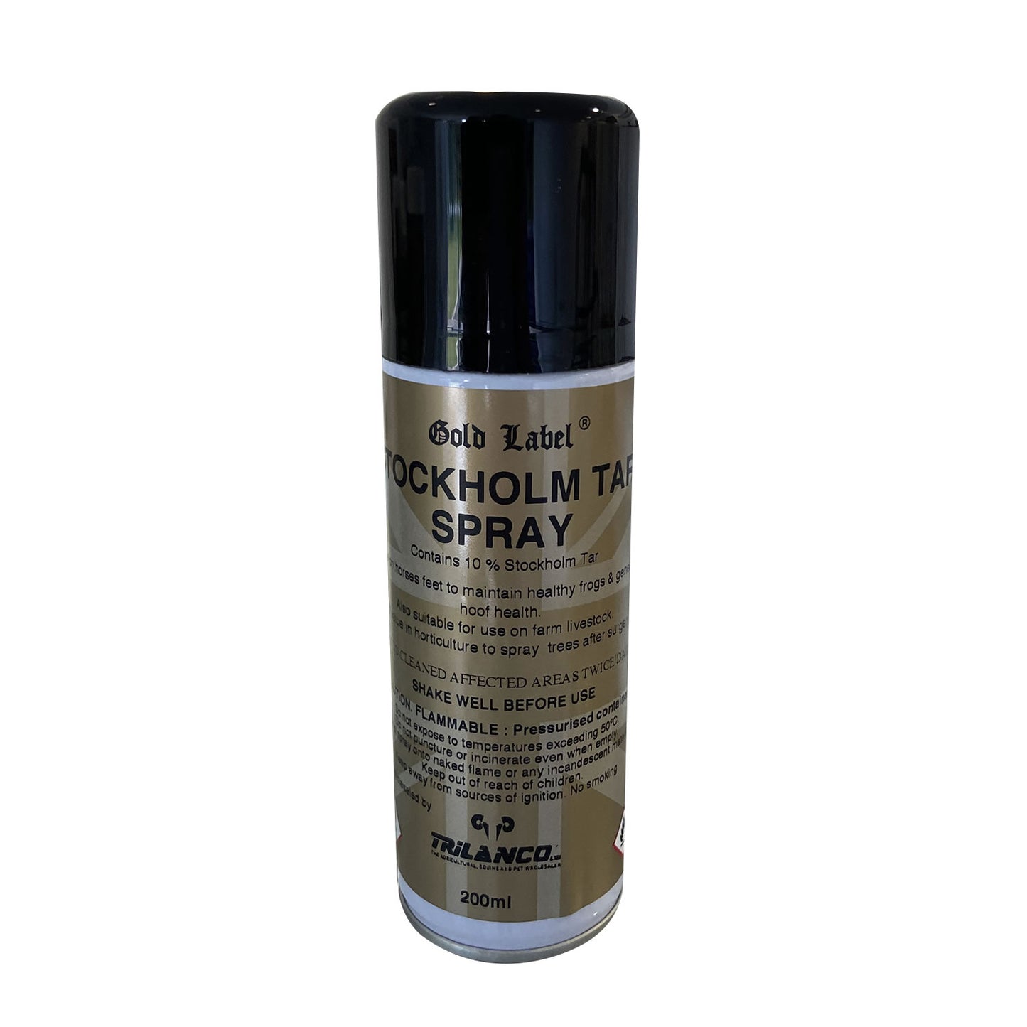Gold Label Stockholm Tar Spray | Antiseptic Hoof Spray | 240ml Aerosol