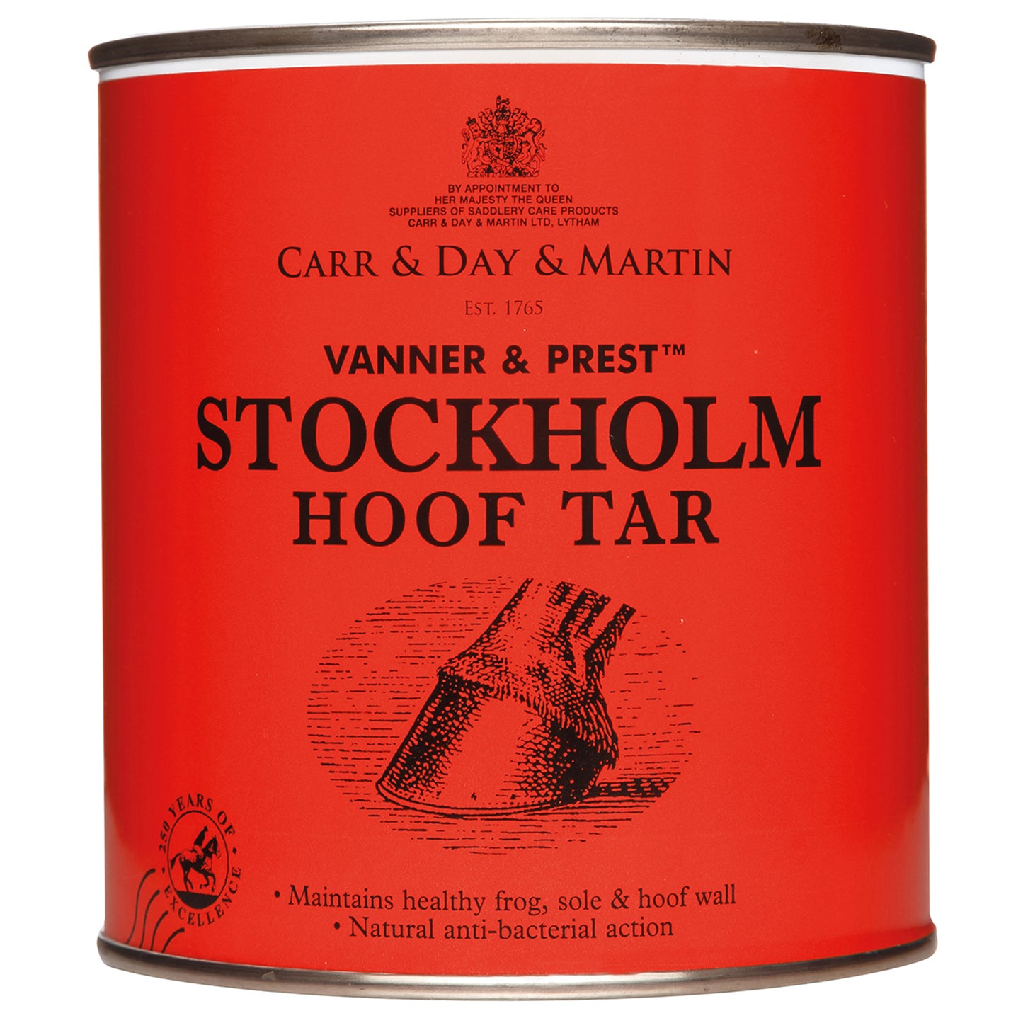 Vanner & Prest Stockholm Hoof Tar | Pine Tar Hoof Treatment | 455ml Tin