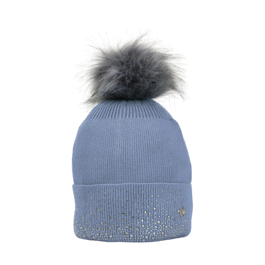 Hy Equestrian Synergy Diamante Bobble Hat - Riviera