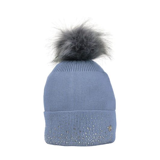 Hy Equestrian Synergy Diamante Bobble Hat - Riviera