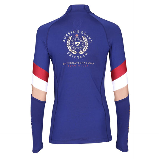 Aubrion Team Long Sleeve Base Layer - Navy