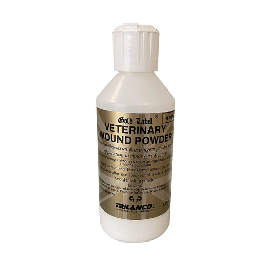 Gold Label Veterinary Wound Powder — Antiseptic with Comfrey & Activated Charcoal
