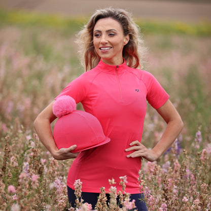 Aubrion Revive Short Sleeve Base Layer - Coral