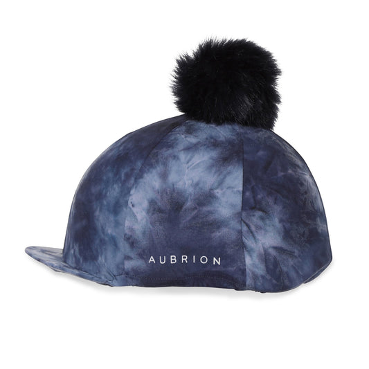 Aubrion Pom Pom Hat Cover - Navy Tie Dye