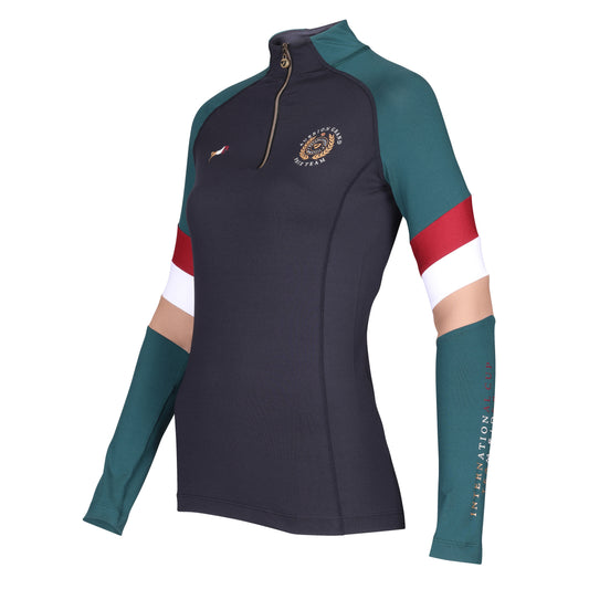 Aubrion Team Long Sleeve Base Layer - Black