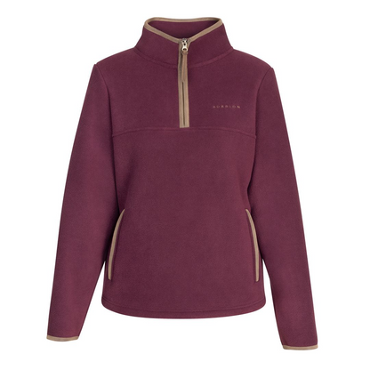 Aubrion Core Half Zip Fleece - Maroon