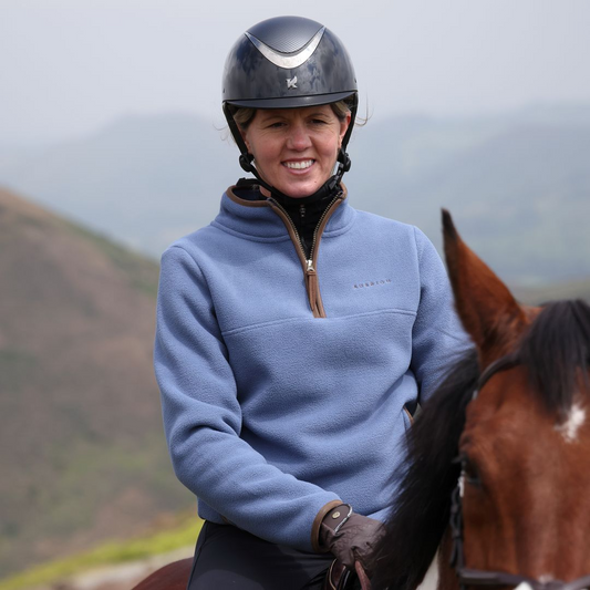 Aubrion Core Half Zip Fleece - Blue