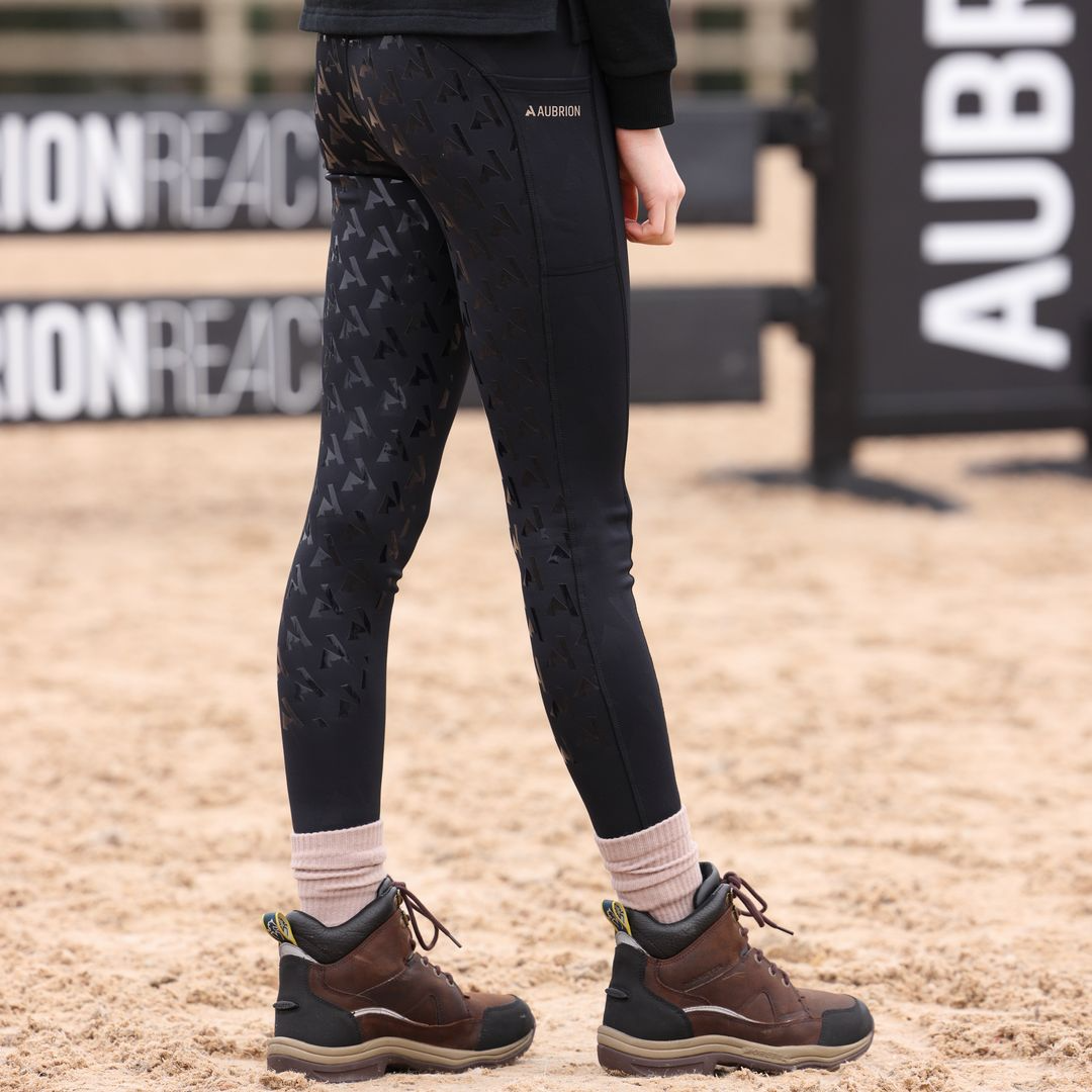 Aubrion React Winter Riding Tights - Young Rider