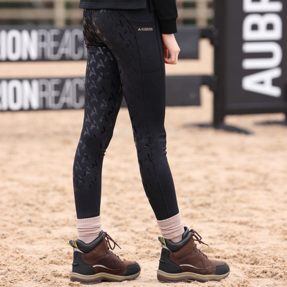 Aubrion React Winter Riding Tights - Young Rider