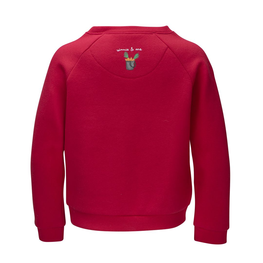 Winnie & Me Festive Sweatshirt Childs Red