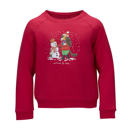 Winnie & Me Festive Sweatshirt Childs Red