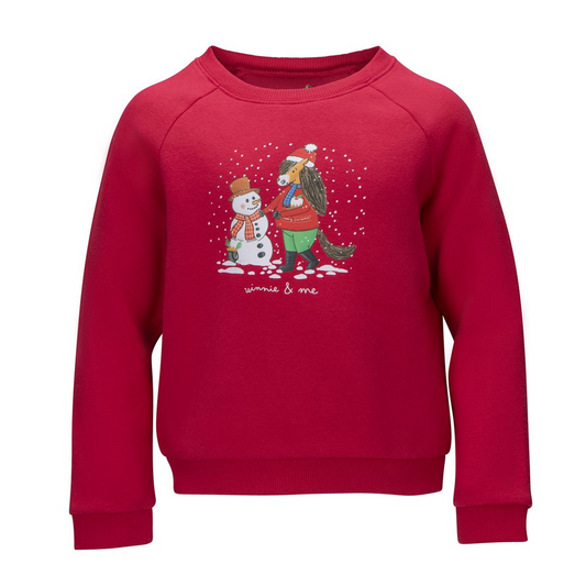 Winnie & Me Festive Sweatshirt Childs Red
