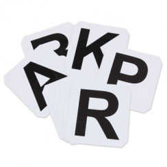 Self-Adhesive Dressage Letters