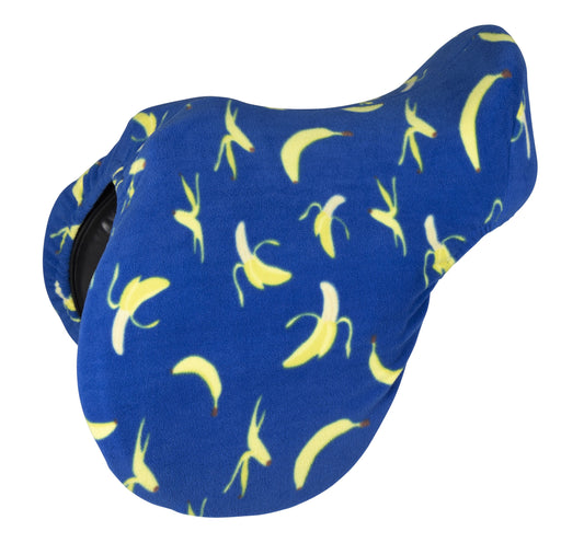 ARMA Printed Fleece Saddle Cover - Banana
