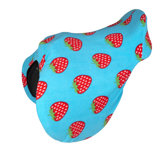 ARMA Printed Fleece Saddle Cover - Strawberry
