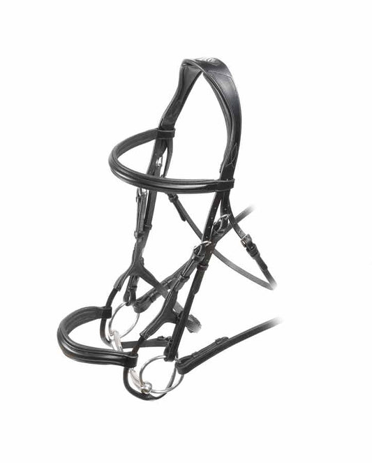 Velociti Rolled Padded Cavesson Bridle (RRP Â£82.99)