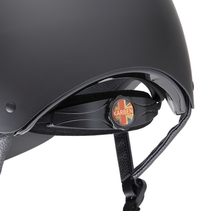 Karben Valentina Riding Hat - Black/Rose Gold