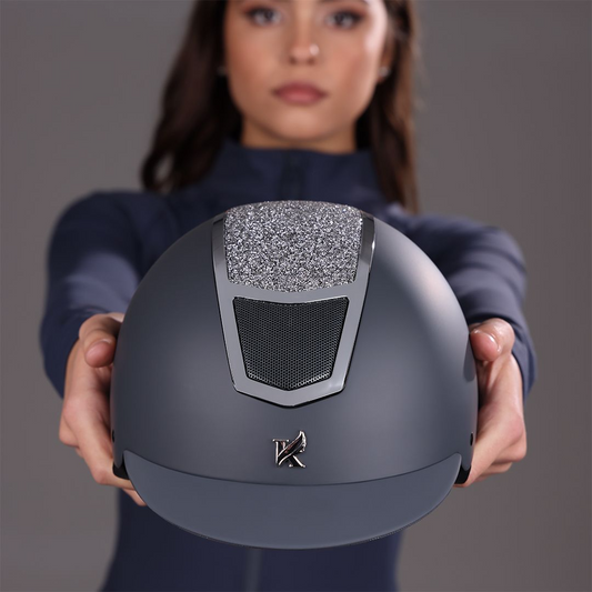 Karben Valentina Riding Hat - Silver
