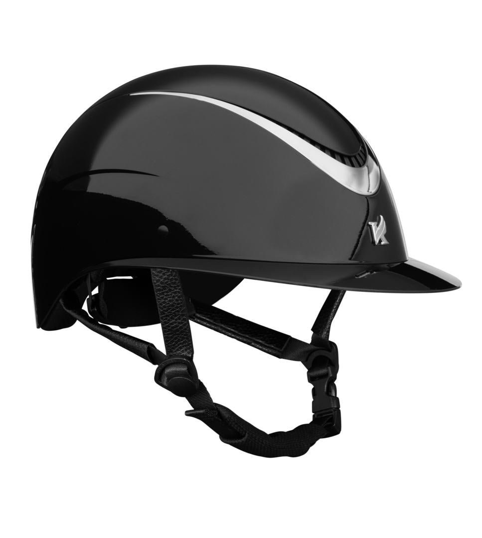 Karben Alina Ellipse Wide Peak Riding Hat - Black/Rose