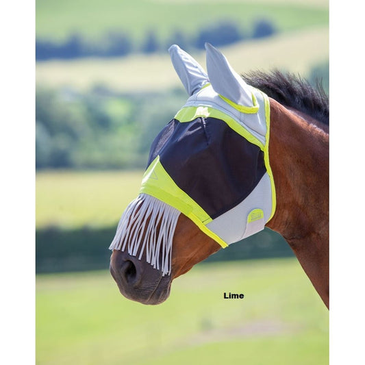 Air Motion Fly Mask with Ears & Fringe